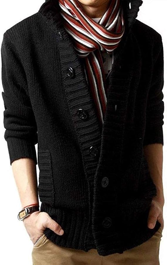Amazon Ftela フテラ ニット メンズ カーディガン ジャケット アウター 長袖 ロング 軽量 カジュアル シンプル カーディガン 通販