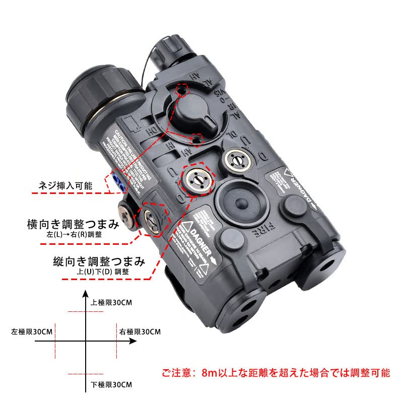 NGAL ライト・レーザー　wadsn 製　ブラック Amazon.co.jp: WADSN NGAL エイミングデバイス と M600C