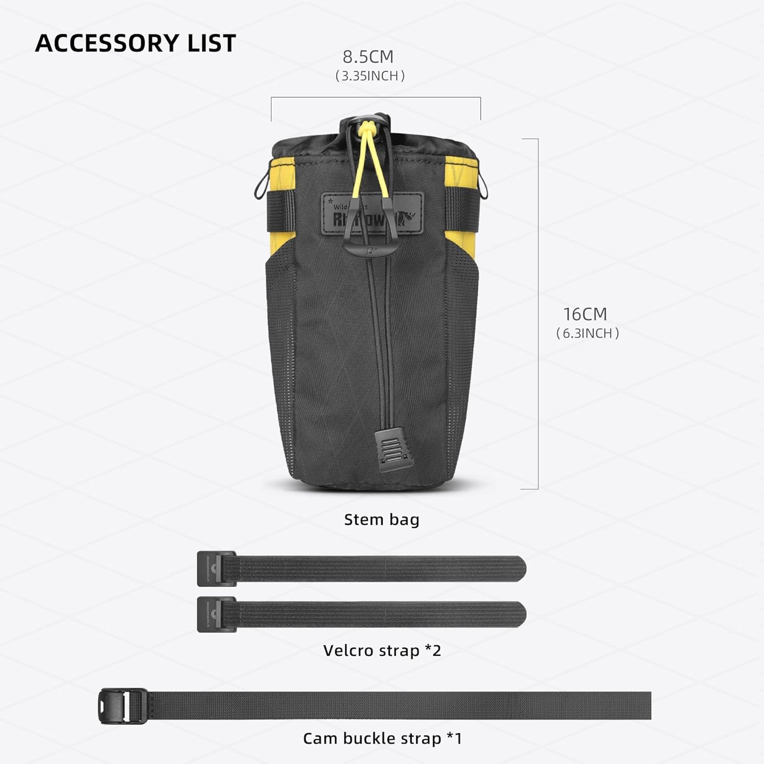 Fahrrad Flaschenhalter Tasche, Wasserdicht & Isoliert, Schnellverschluss, 3-Punkt-Befestigung, Drainagesystem, Seitentaschen – Ideal für MTB, Gravel und Rennrad (Schwarz)