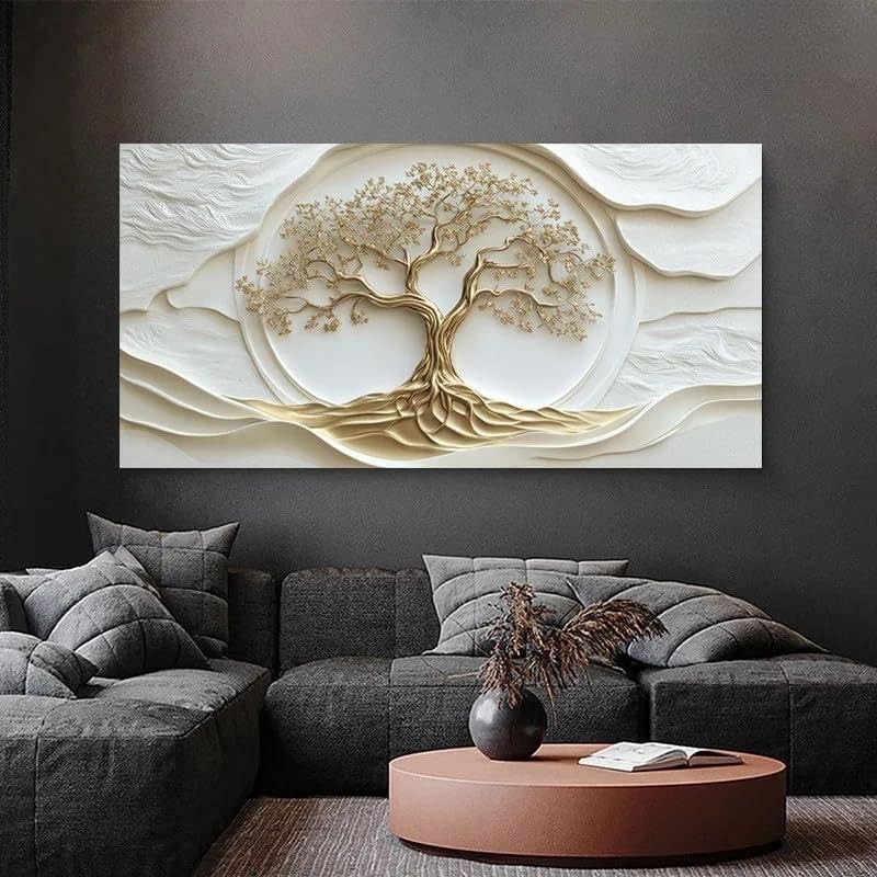Tableau abstrait moderne pour illuminer un salon sans éclat