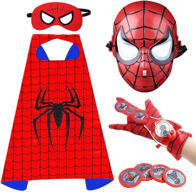 Capa y Máscara de Superhéroe para Niños
