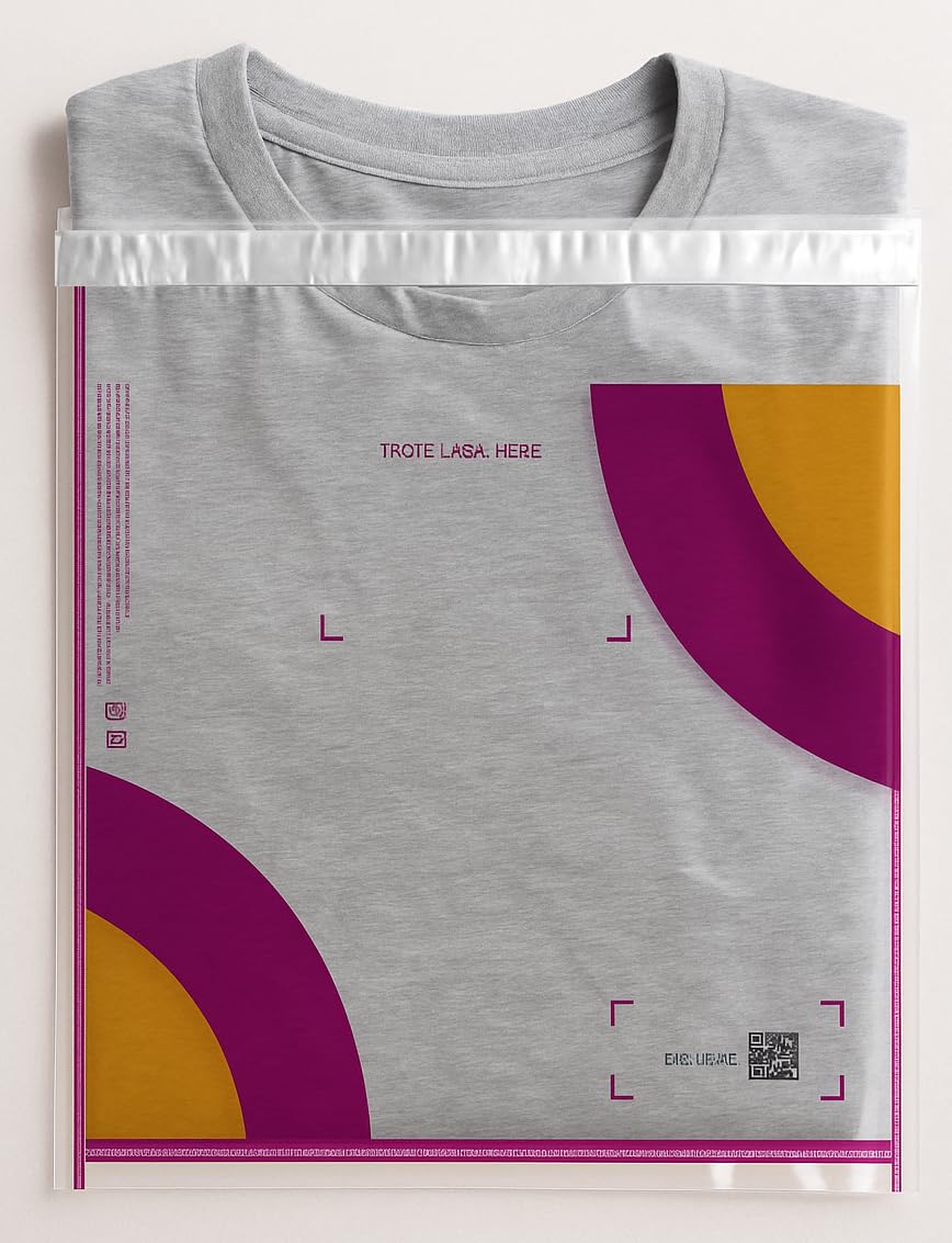 Meesho with Barcode 14x18 Inch Printed Polybag/Meesho Transparent LD Courier Bags 60 Micron Without POD, Meesho Secure Tamper Proof Courier Bags with QR code, Pack of 50-image-15