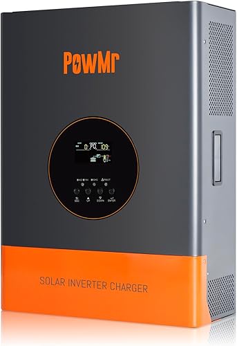 Miniatura 9 de PowMr Inversor solar híbrido de fase derramada de 5000 W, 48 V a 110 V/220 VAC, 5 KW fuera de la red con controlador de carga MPPT de 120 A