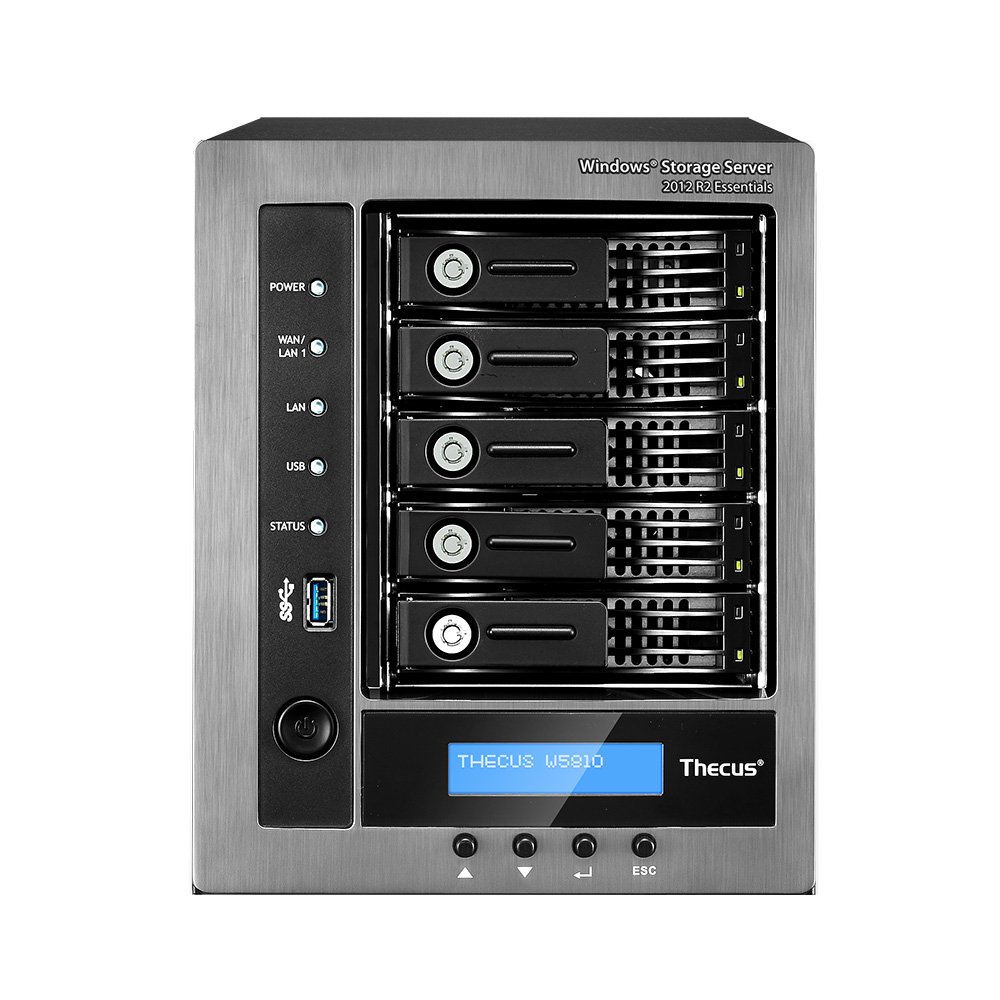 Thecus Windows NAS Storage W5810 5 Bay NAS Server : Amazon.ae