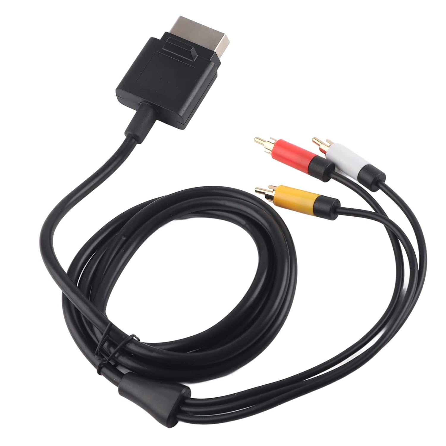 CHILDMORY Câble AV pour Xbox 360 Slim 3 RCA Audio composite ABS TV Câble audio-vidéo pour XBOX 360 Slim