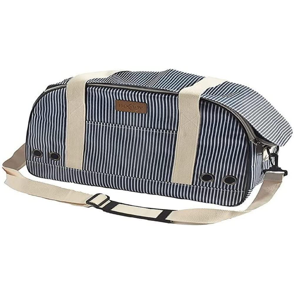 Bobby Tennis Bag - Sac de Transport pour Chats et Chiens de Petite et Moyenne Taille 45x18x30 CM - Sac de Transport pour Chiens, Chats avec Bandoulière, Sac à Dos pour Animaux de Compagnie, Bleu