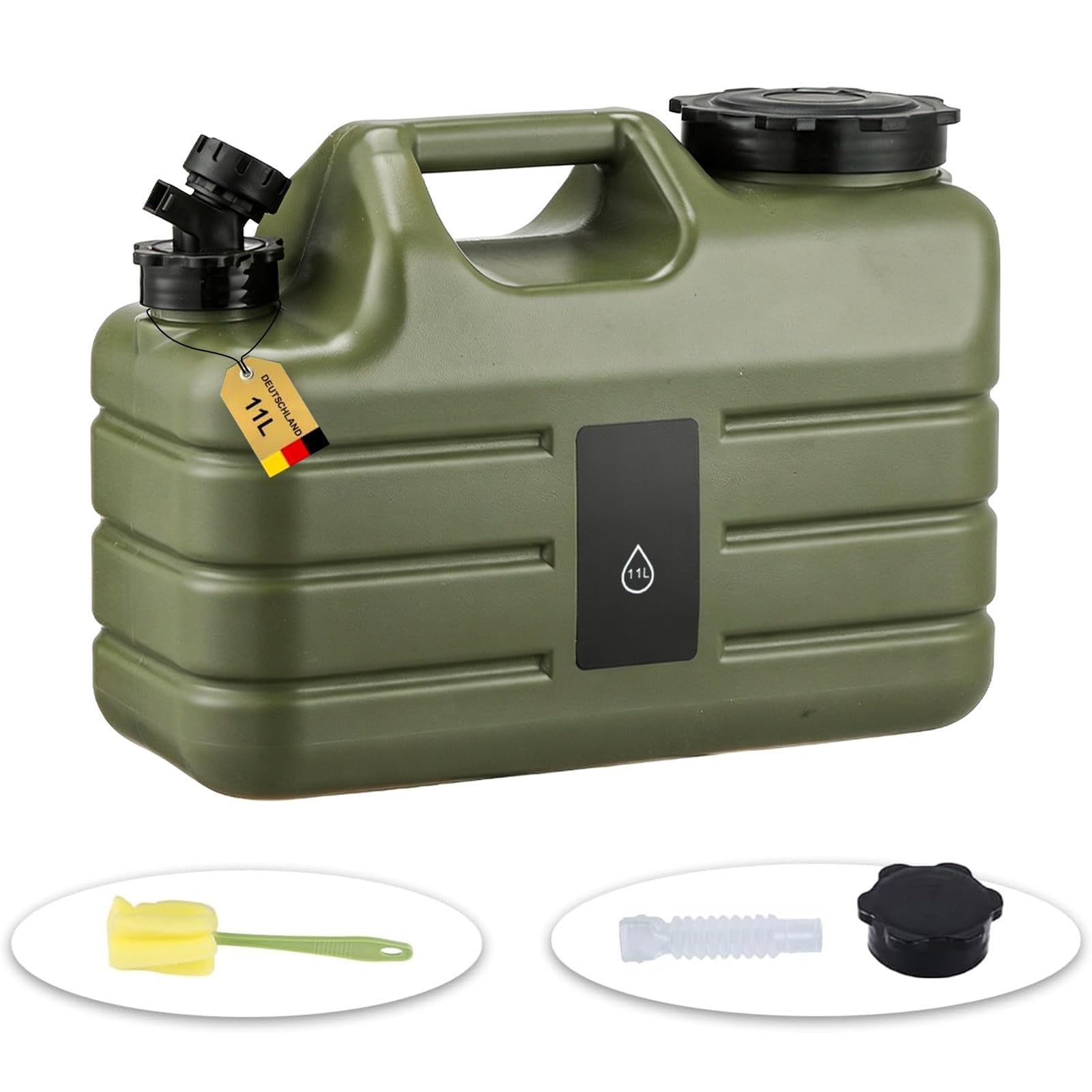 Umikk Bidon à eau avec robinet 10-18 l - Sans BPA - Bidon d'eau potable portable multifonction - Réservoir d'eau de camping avec poignées