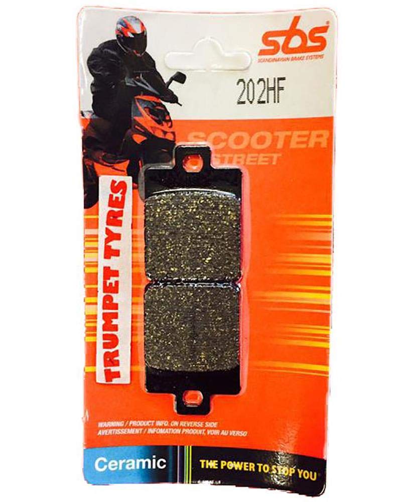 Sym Jet 14 125 125cc 17 18 19 SBS Performance Rear Ceramic Brake Pads Set Genuine OE Quality 202HF