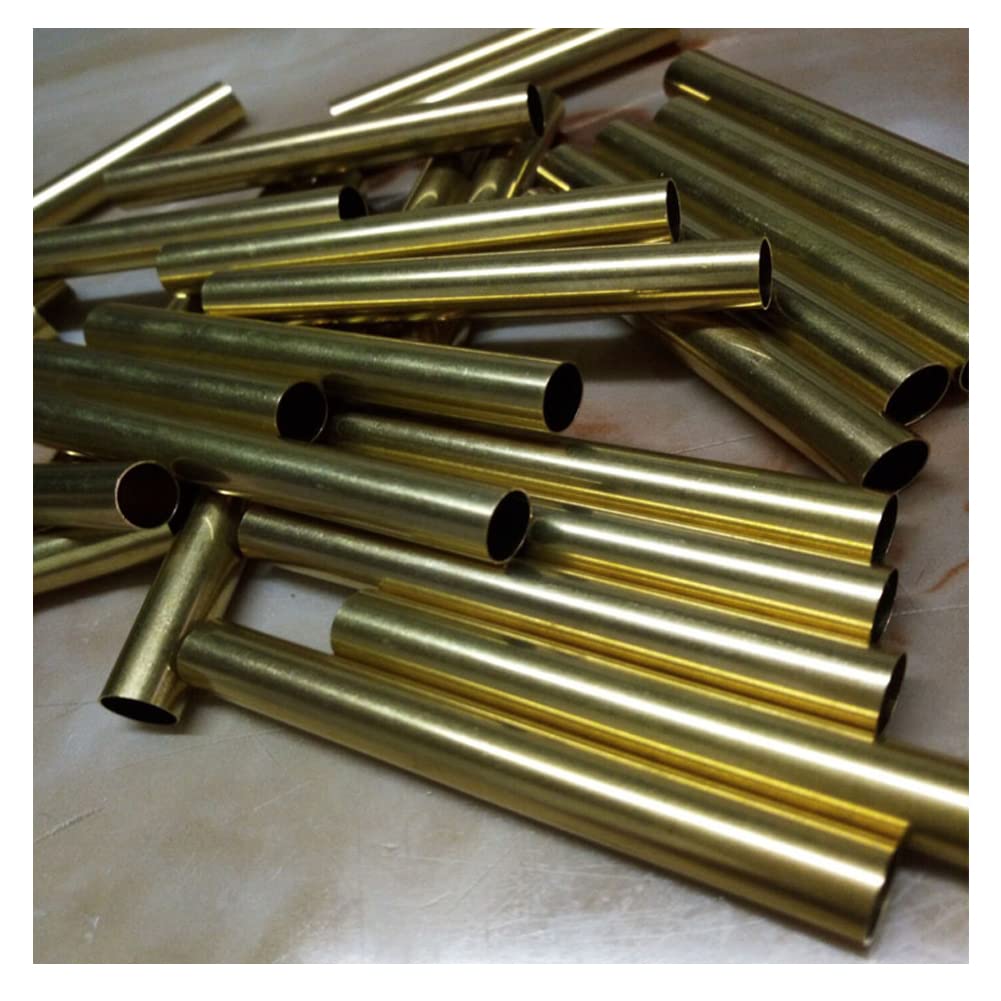 1 tubo de cobre capilar de latón H62, diámetro exterior de 23 mm, grosor de pared de 1,5 mm, longitud de 0,5 m, modelo de barco plano sin costura de tubería recta.
