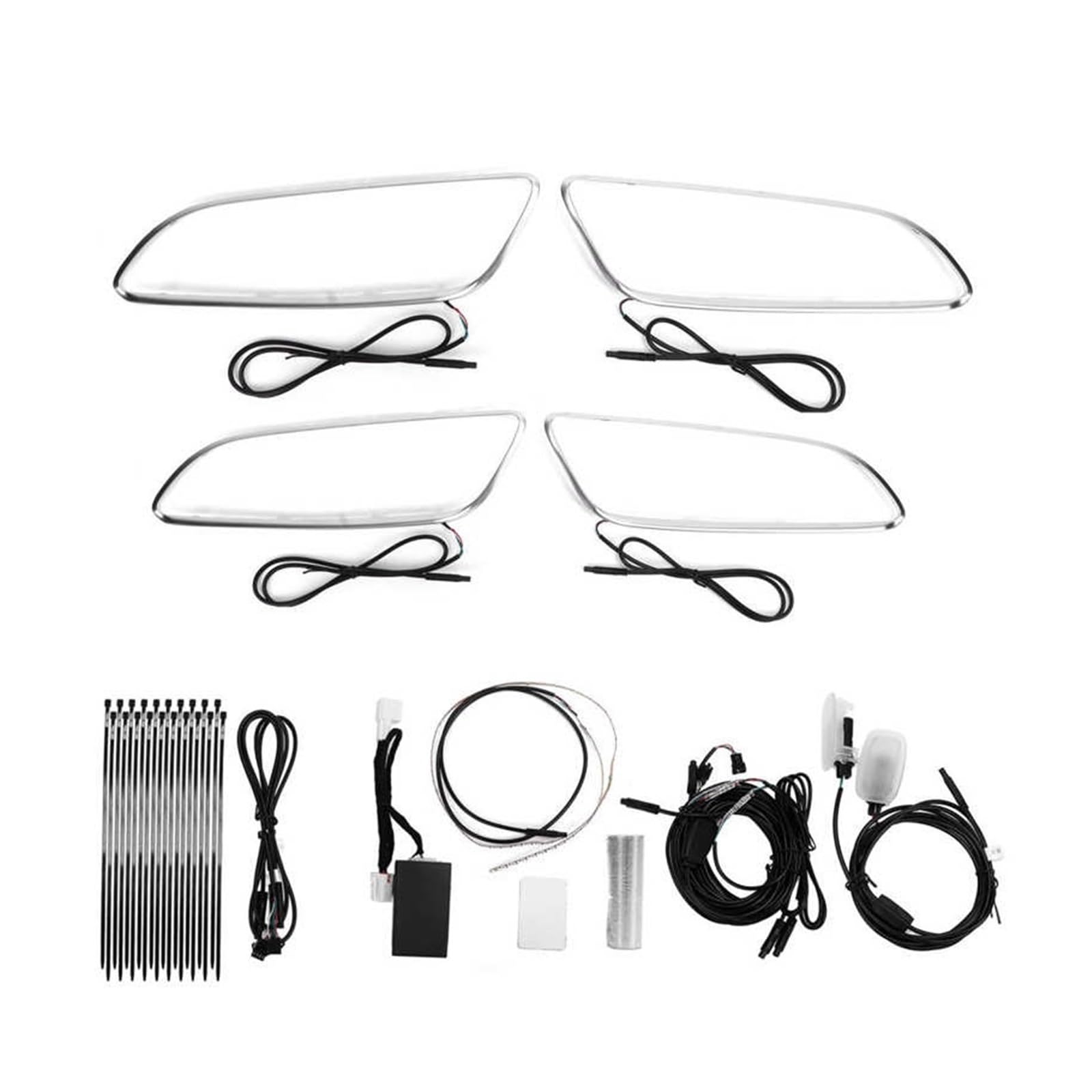 XCZPRKMXY 12 Color Car LED Ambient Lighting Kits Replacement Compatible with Mercedes?Benz A B CLA GLA?Class W176 W246 C117 X156 2013?2018 Car Style