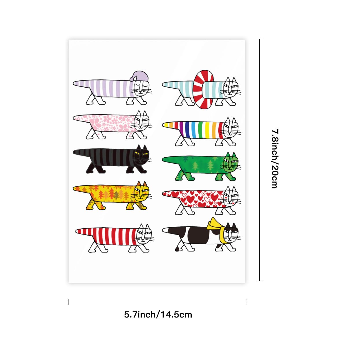 Amazon | リサ ラーソン 1枚 クリスタルステッカー ステッカーセット