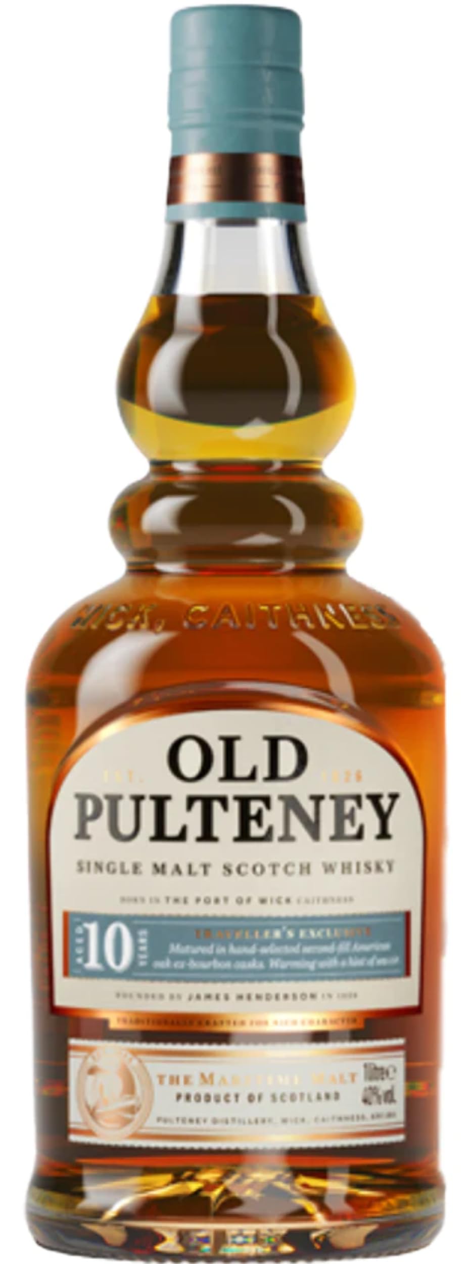 Old Pulteney 10 Years Old Single Malt TRAVELLER'S EXCLUSIVE 40% Vol. 1l in Geschenkbox