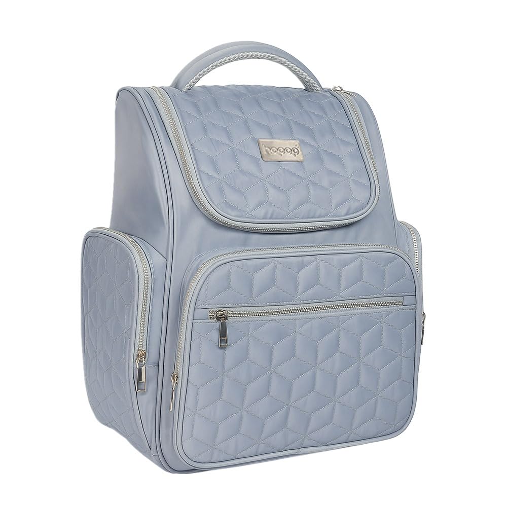 Hopop Baby Diaper Bag for Mothers | Multifunctional Stylish Waterproof | Portable & Lightweight Diaper Bag for Mom for Travel | Travel Friendly | Maternity Bag | Blue-image-26