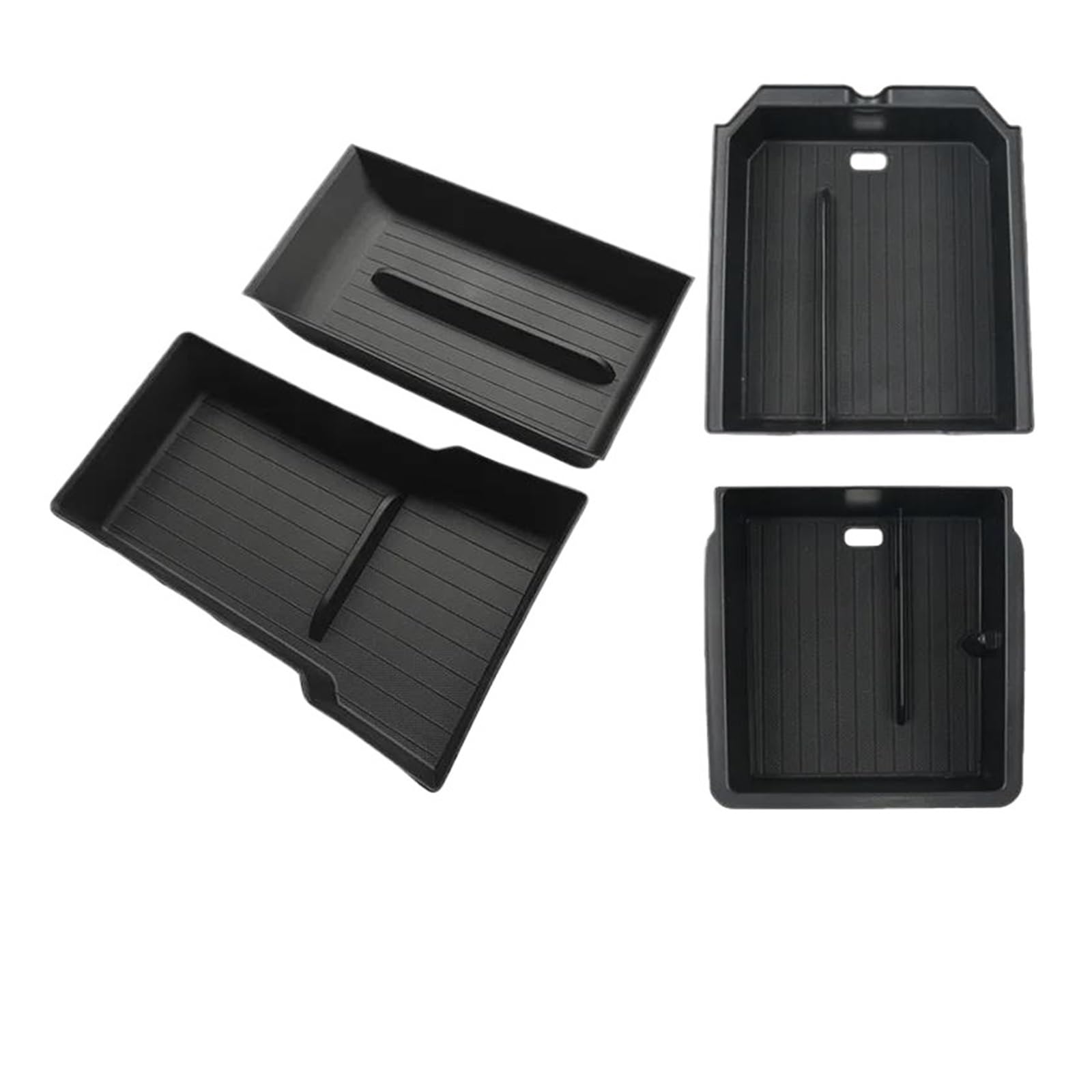 AHRPKAMERD Centre Console Organiser Tray For Tesla For Model Y For Juniper 3 For Highland 2024 2025 Center Console Storage Organizer Box Tray Armrest Hidden Armrest Storage Box(8)