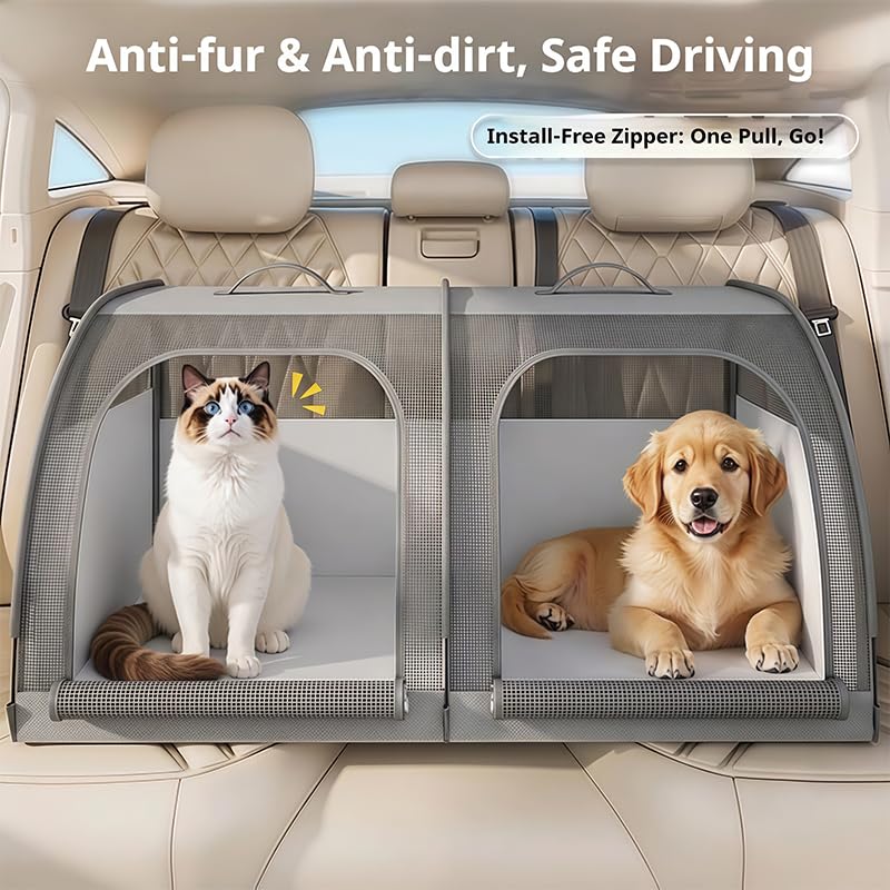 Tenda Sedile Posteriore Cani Trasportino per Peugeot RCZ 2010-2015