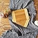 Lipper International Bamboo Wood Two-Tone Kitchen Cutting and Serving Board, Small, 8
