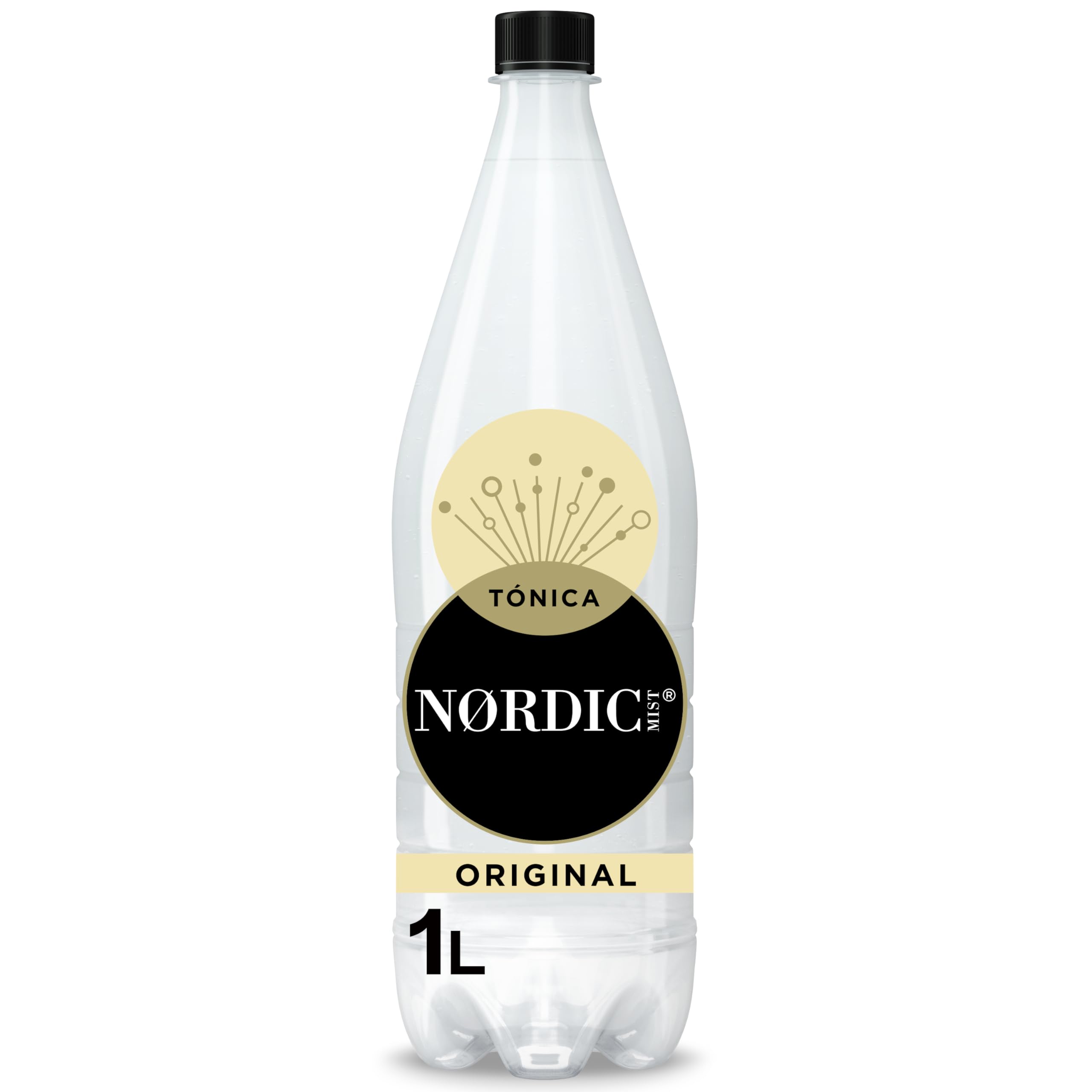 Nordic Mist Original, Tónica Refrescante - Pack de 12 Botellas de 1L