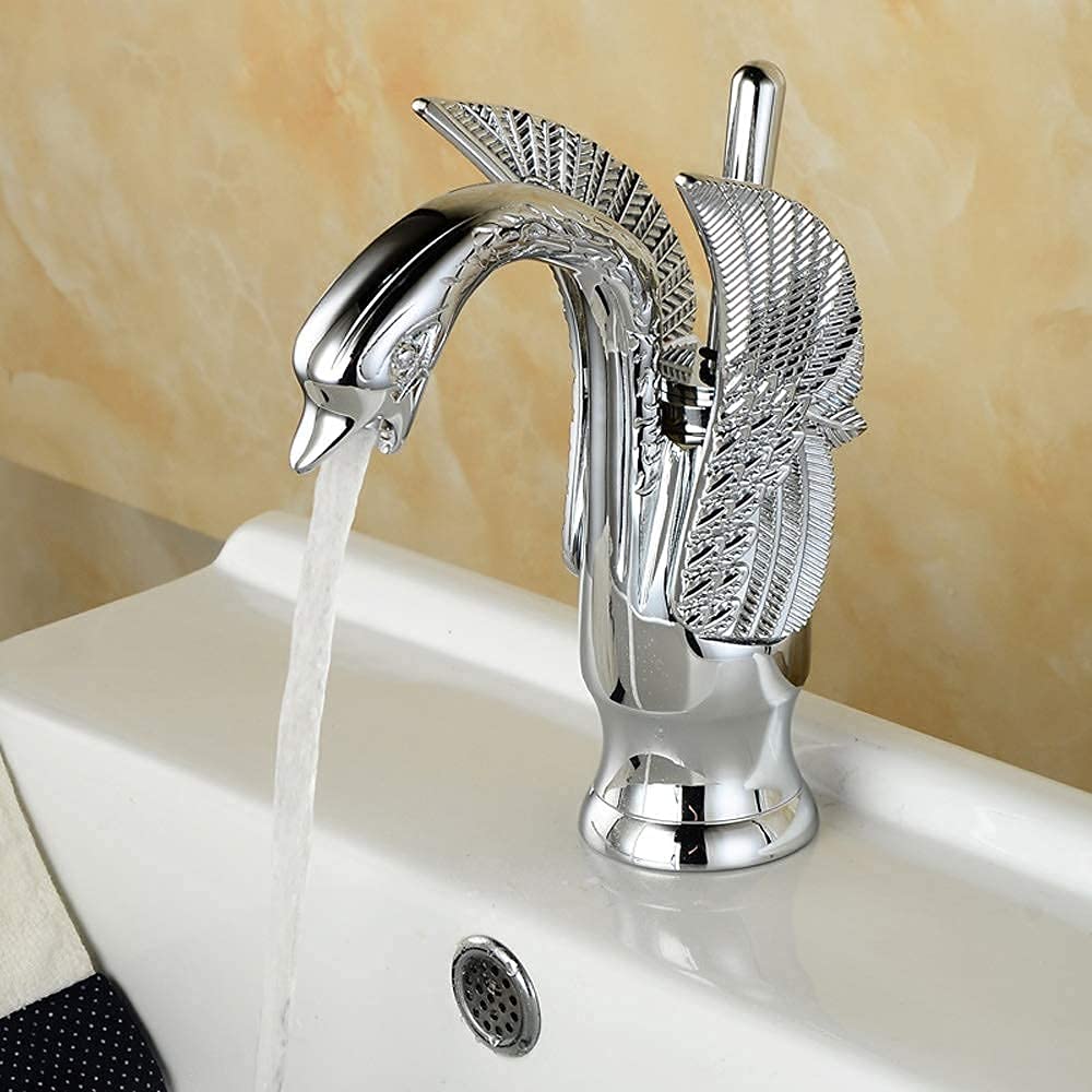 Mélangeur d'eau chaude et froide à poignée unique contre les fuites