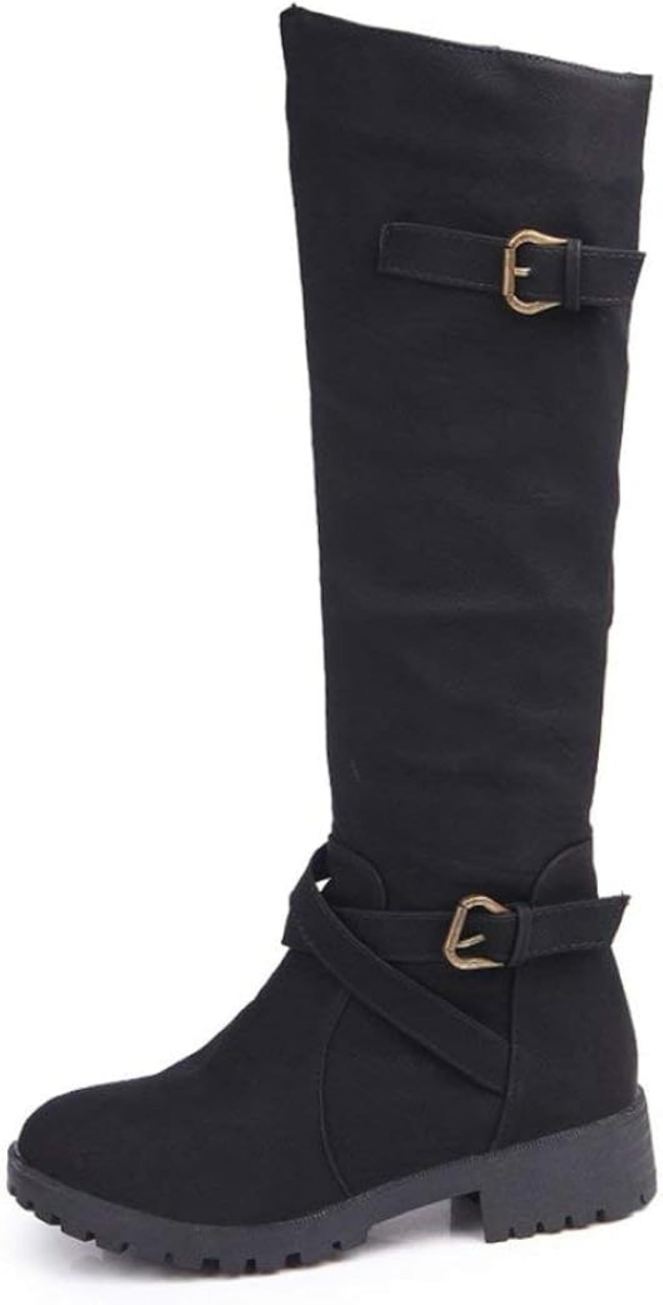 Womens Flat Bottomed Knee High Boots