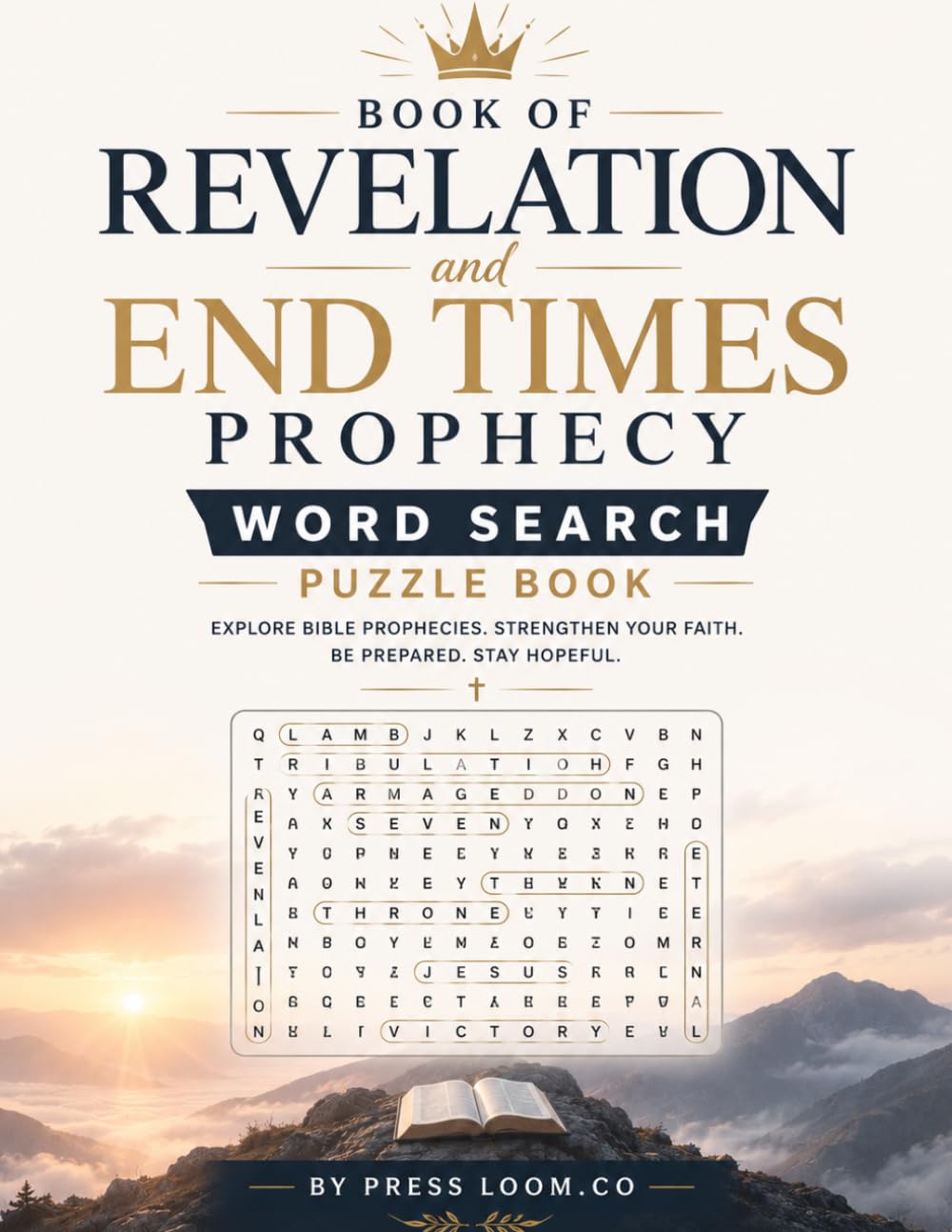 Revelation and End Times Bible Word Search Puzzle Book: 100 KJV Scripture Puzzles on Prophecy, the Seven Churches, Tribulation, Millennium and New ... Included (Bible Word Search Collection)