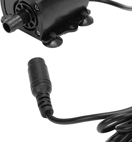 Miniatura 9 de QR50D Bomba de agua sumergible, bomba de acuario de 12 V, 10 W, 0 a 400 LH, bomba de agua pequeña sin escobillas para fuente de acuario, sistema de