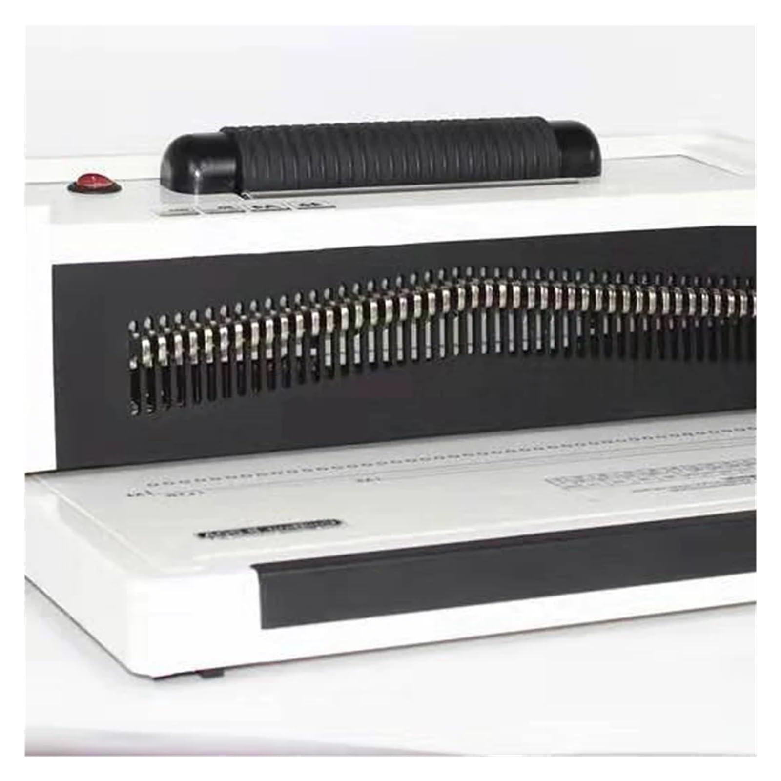 Rilegatrice, S20A Electric Card Loose-Leaf Punching Machine Spiral Plastic Ring Binding And Punching Machine Single Coil Binding Machine per scuola e ufficio