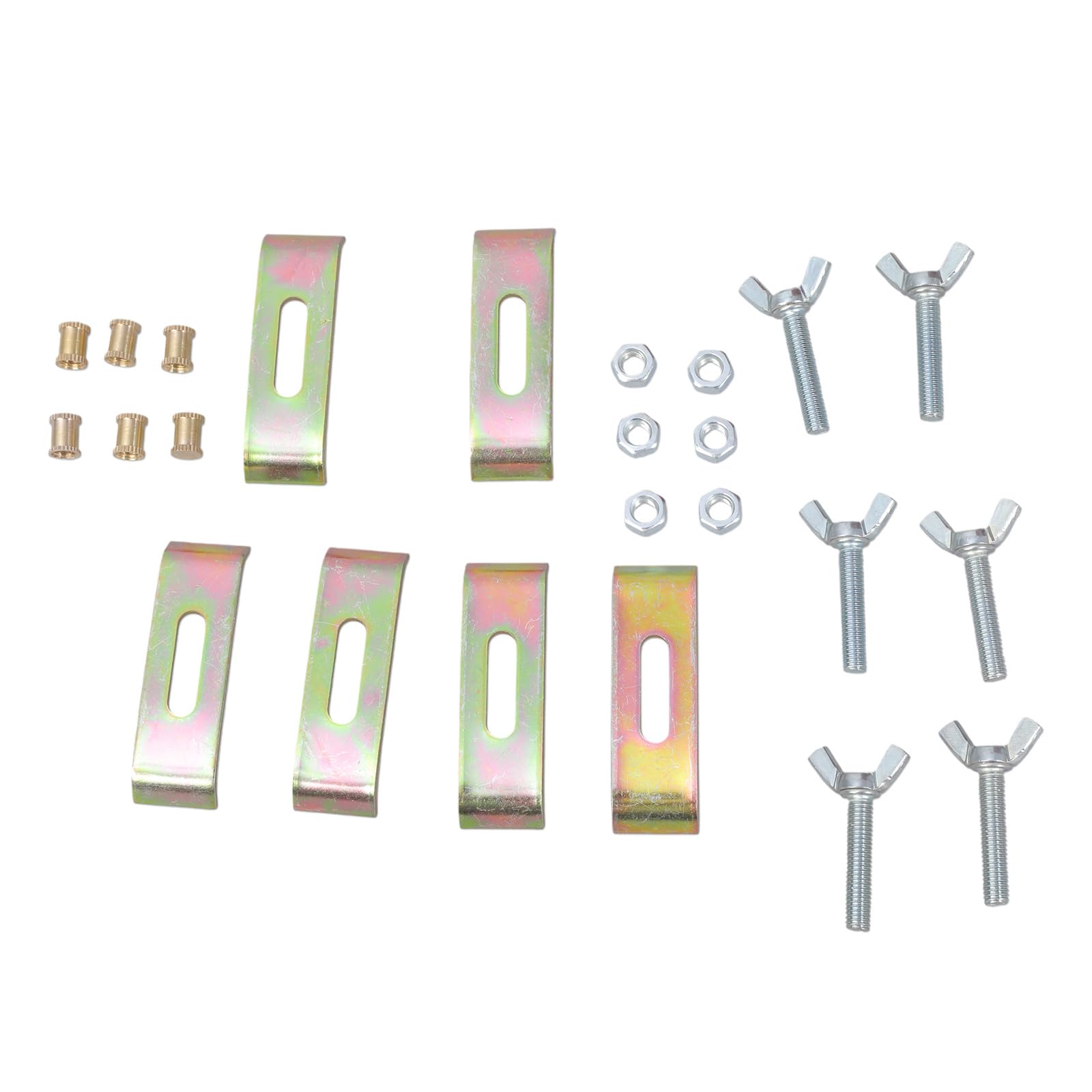 Kalttoy Multicolor 6 Pack Undermount Sink Brackets Kitchen & Bathroom Sink Clip Secure Installation Undermount Clip For Household Mounting