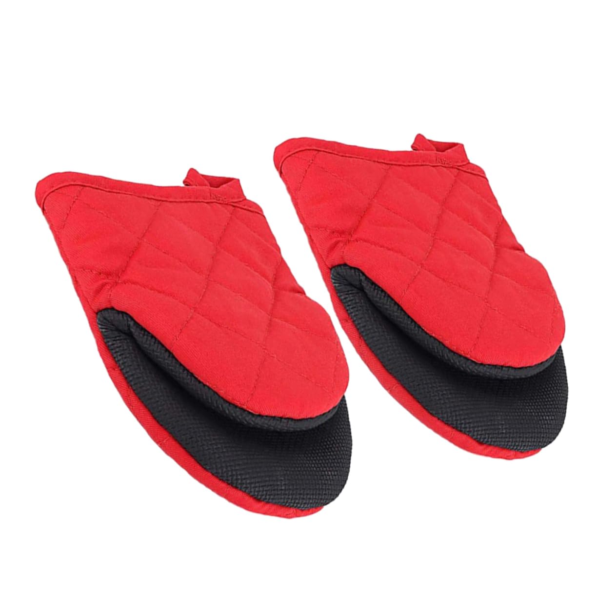 Moufles Isolant Thermique Cuisine Rouge, Paire, pour Cuisson