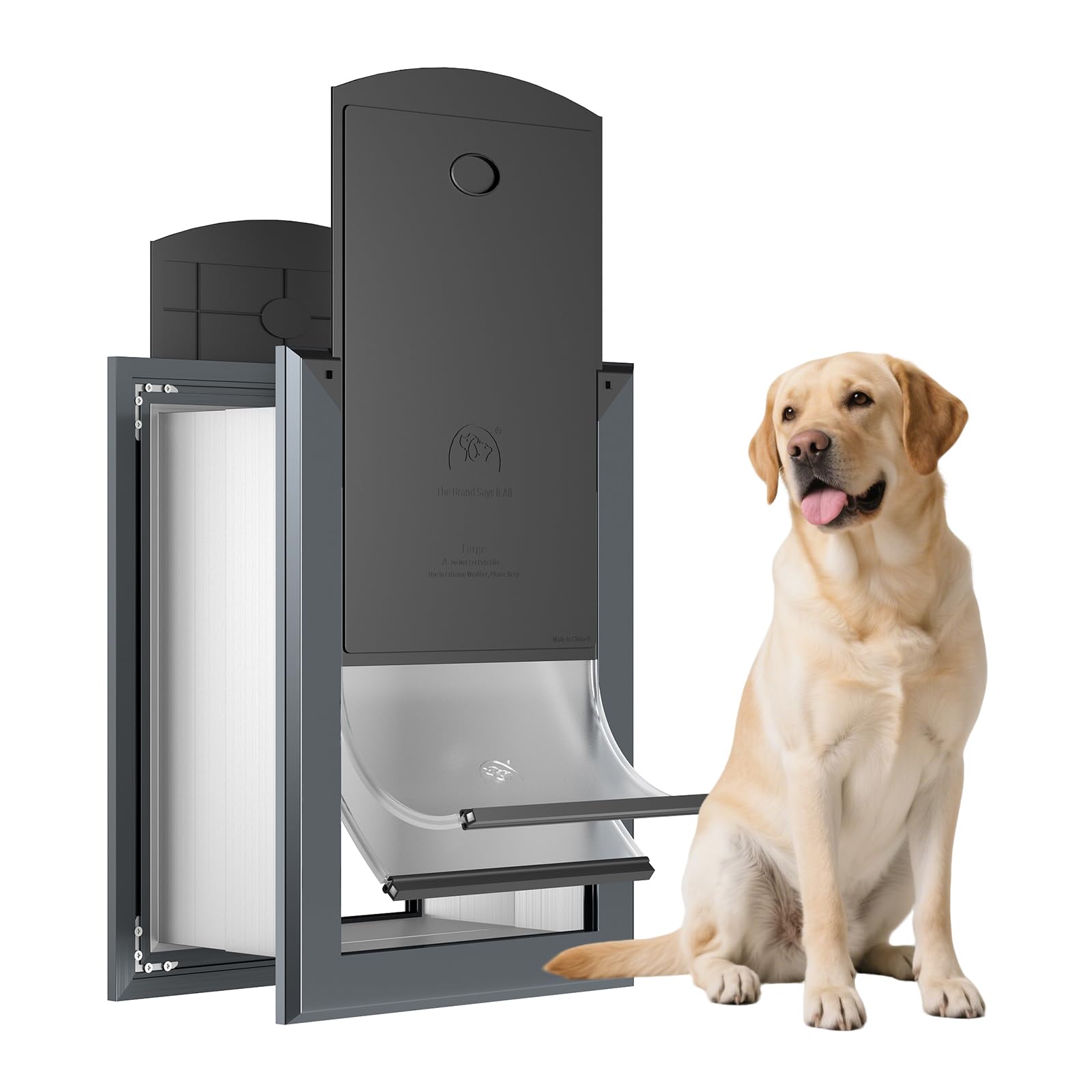 Amazon.com : FreeStanding Dog Door for Wall, Large Dog Door with
