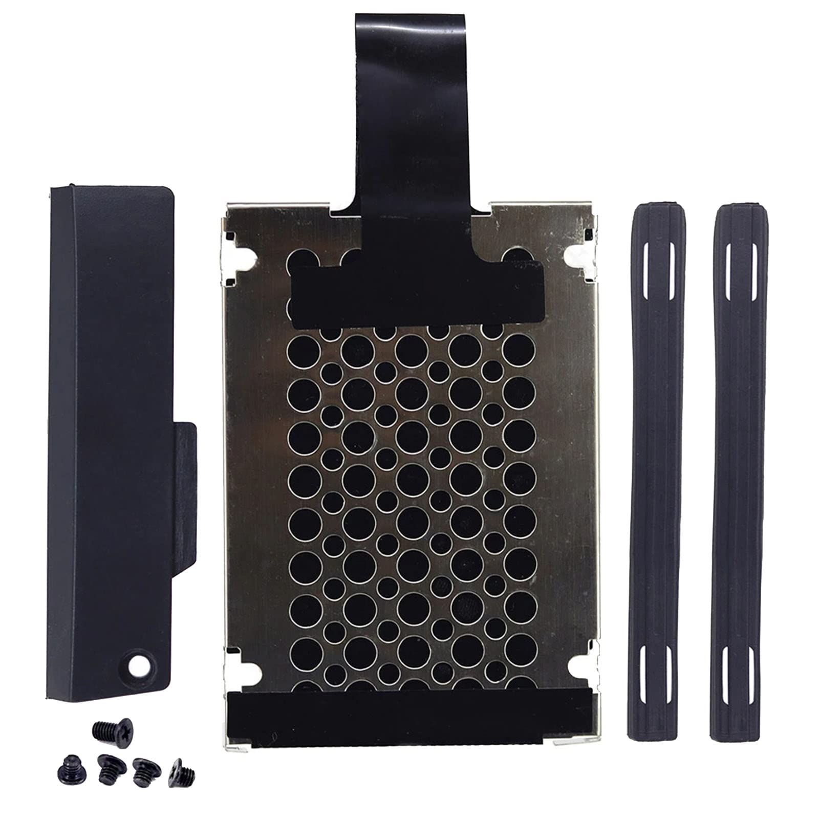 Haoyull 1 Set Hard Drive Cover 7mm Rubber Rails Repalcement Repair for Thinkpad T420s T420si T430s Laptops Hard Disk Brackets Rack