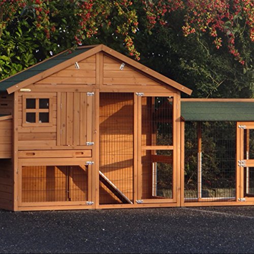 JoyPet.eu Hen house Holiday Medium with extra run 309x80x151cm