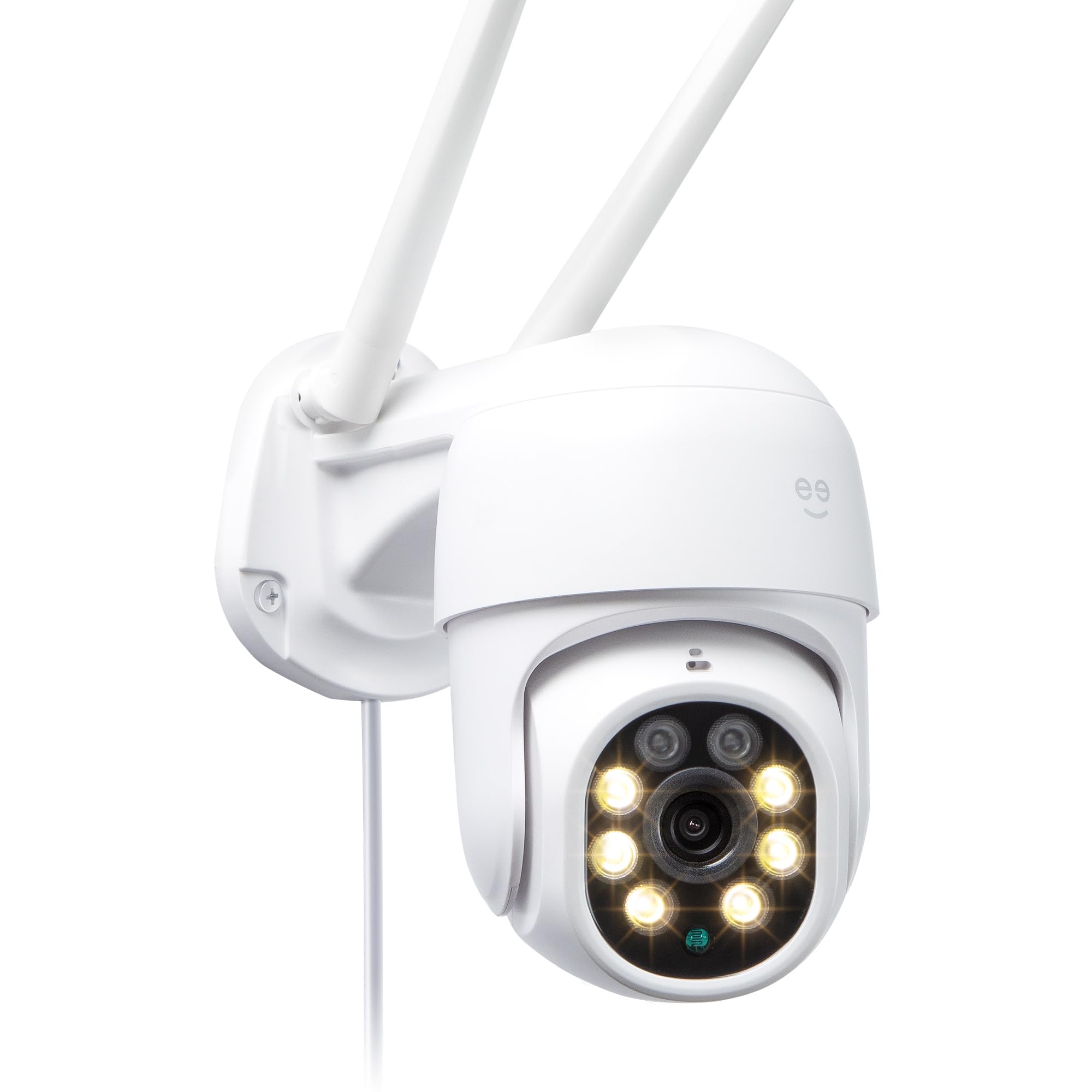 Geeni Lookout 2K Smart Outdoor Security Camera - Weatherproof With Auto-Tracking & Color Night Vision