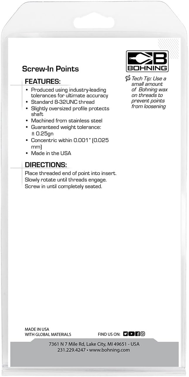 BohningScrew-in Bullet