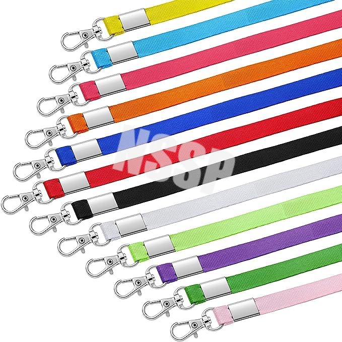 Image of 24mm or 1 inch thick Lanyards with Badge Clip