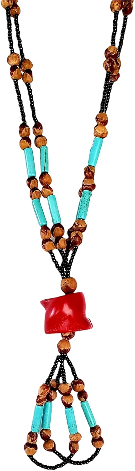 Double Strand Ghost Bead Necklace