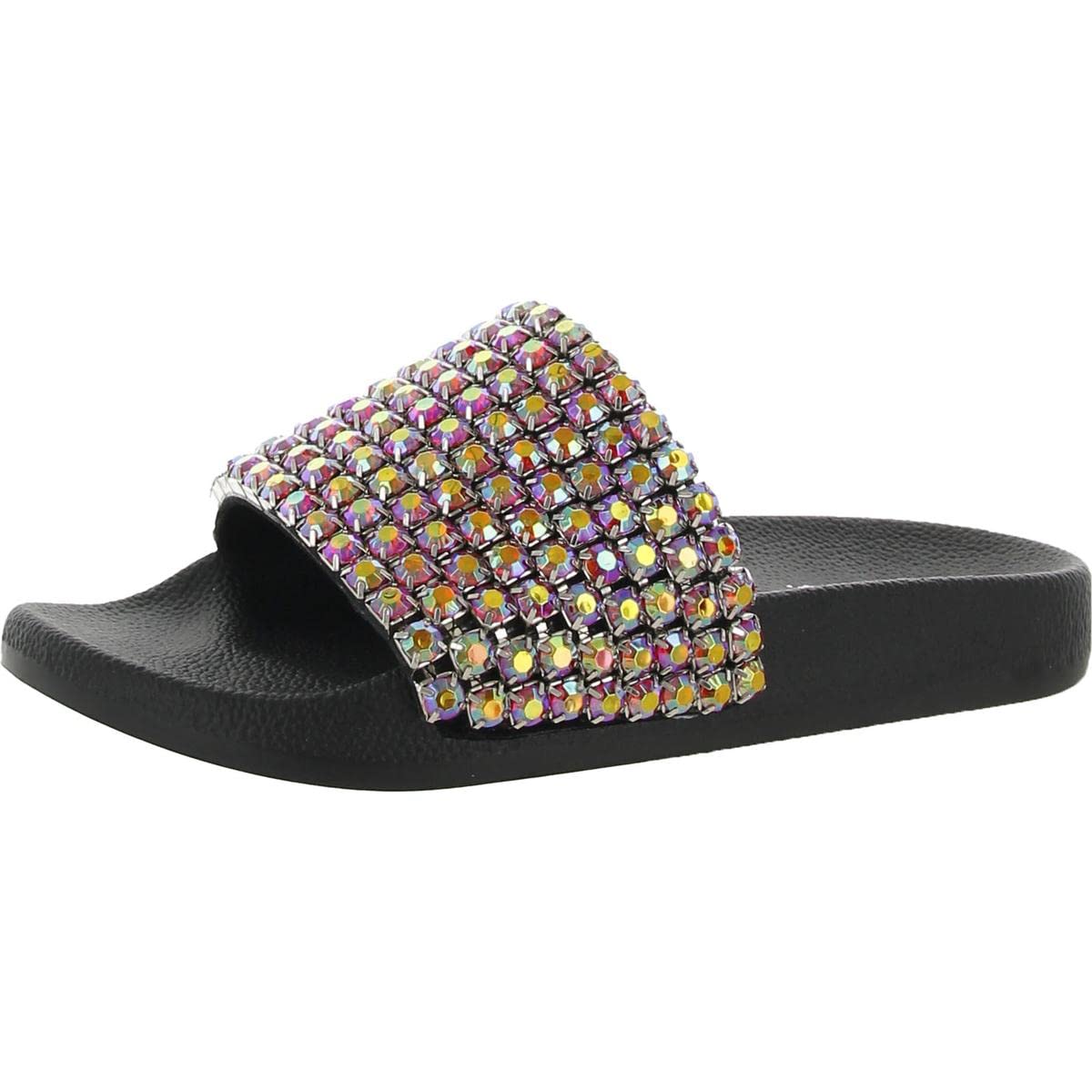 INCWomens PEYMIN 74 Embellished Slip On Slide Sandals