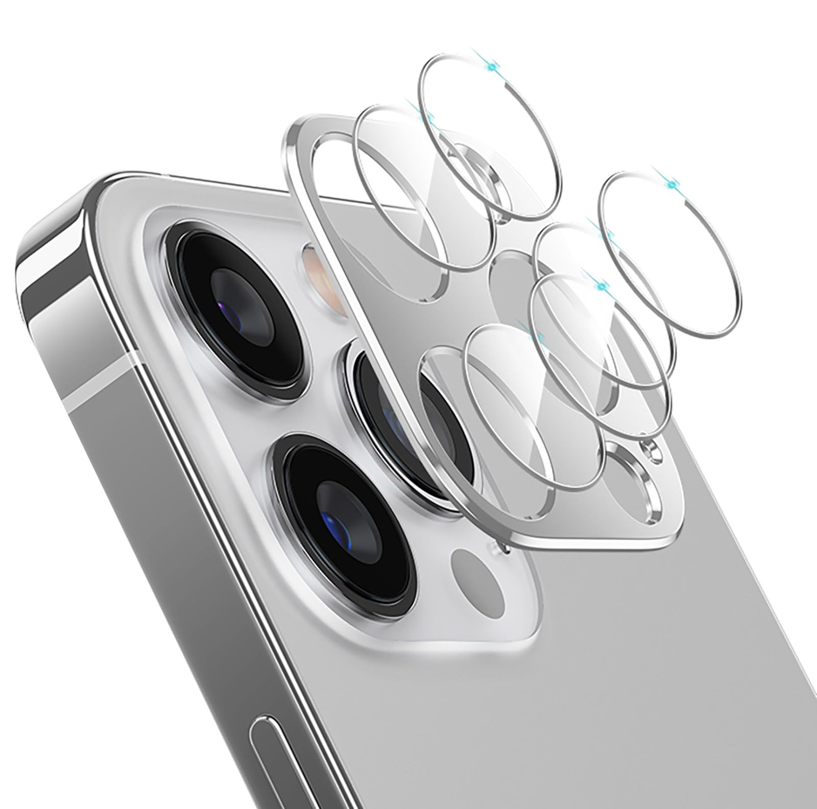 Protecteur Caméra Métal Pour IPhone 17 Pro Max - 2 Pièces, Noir - Anti-rayures, Anti-chocs - Compatible Avec La Plupart Des Coques