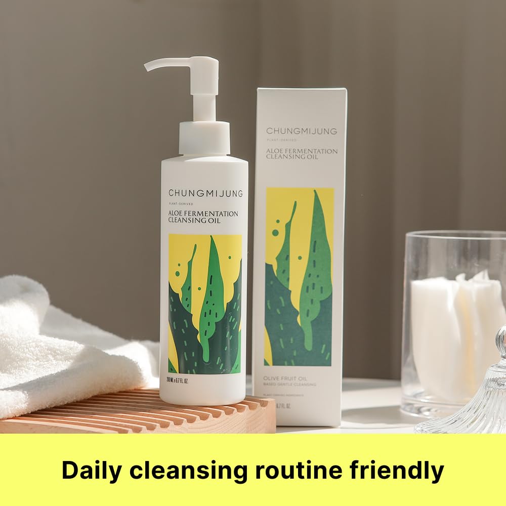 Aloe Fermentation Cleansing Oil, Hydrating and Gentle Cleanser, Makeup Blackhead Remover, Olea Europaea (Olive) Fruit Oil, All Skin Types, Korean Skin Care 6.7 fl.oz. / 200ml - Image 8