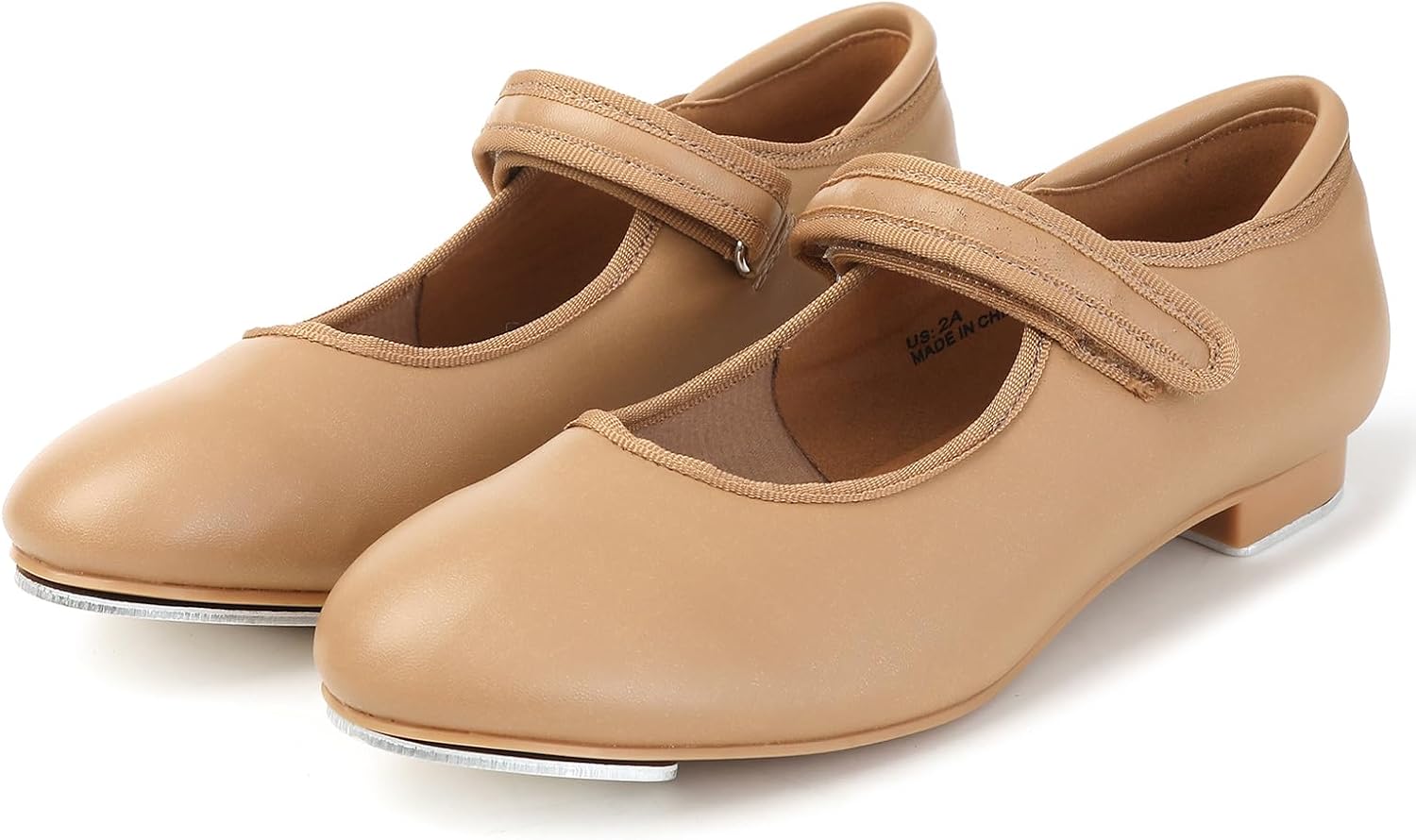 Tap Shoes for Girls Boys, Lace Up PU Leather Dance Shoes for Little Kid/Big Kid