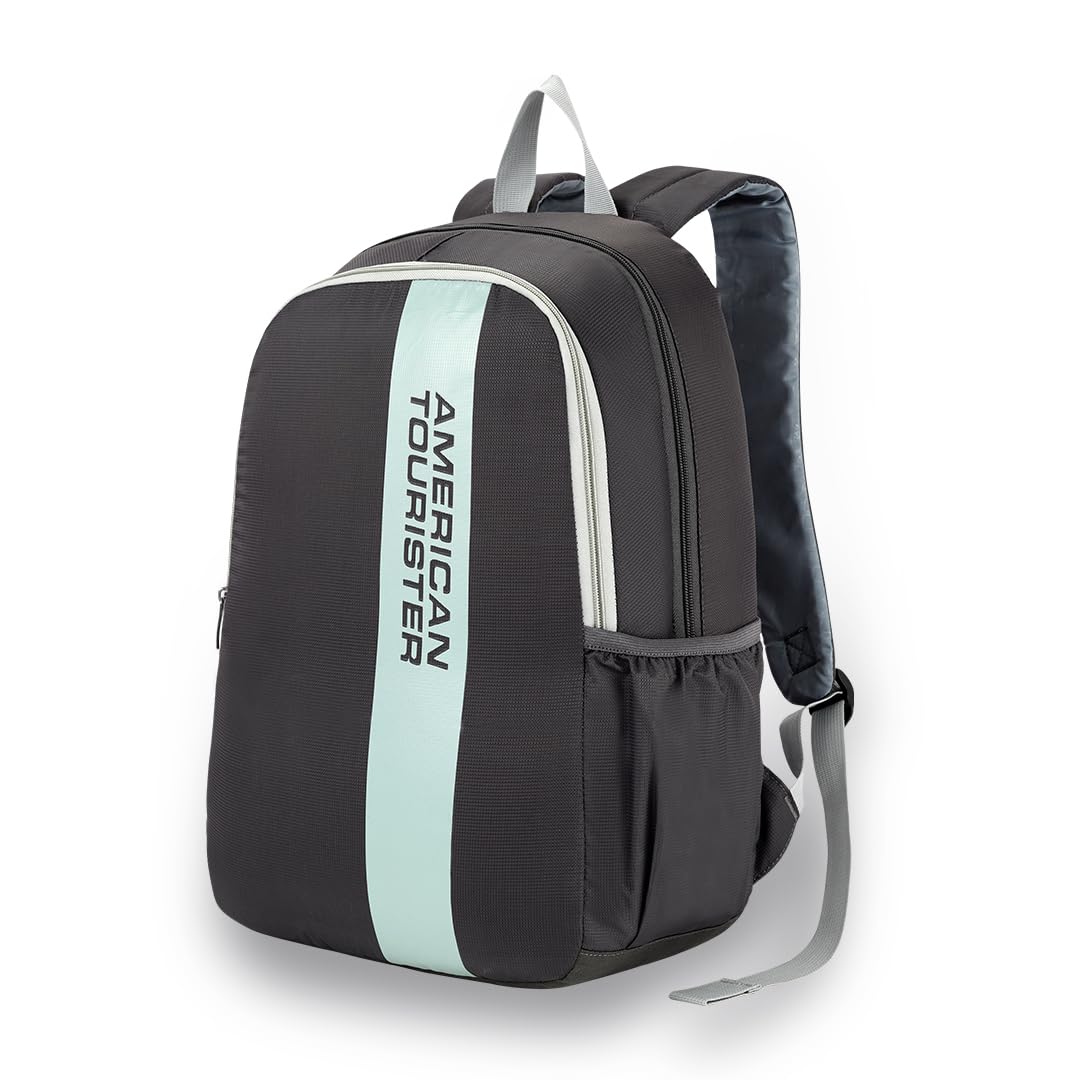 American Tourister WAVE 24 Ltrs Medium Polyester Casual 2 Compartment Backpack (Grey)