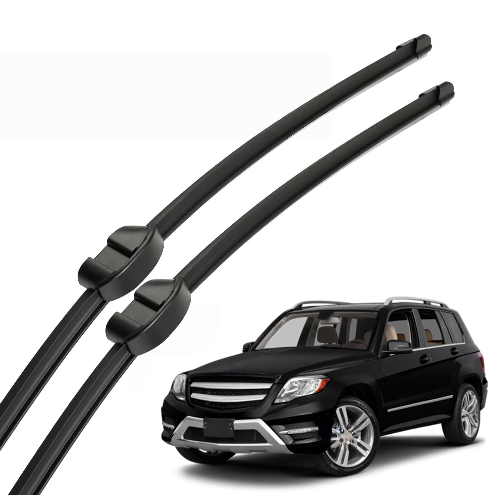 Balais d'essuie-glace avant Mercedes GLK X204 2008-2014, lot de 2 balais de remplacement 22" et 19"