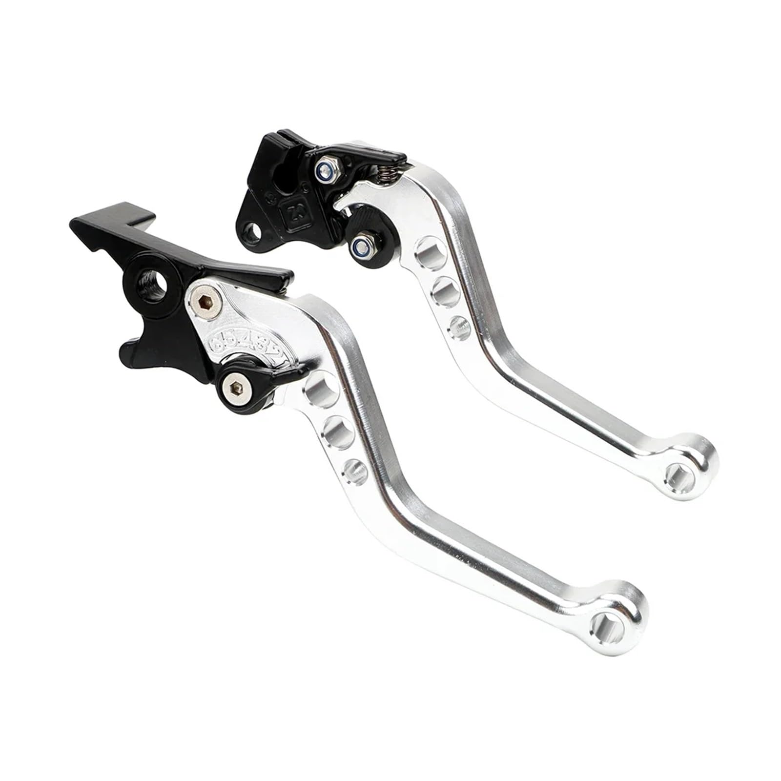 Ywqjiopm Sliver Motorcycle Brake Clutch Lever Universal Motorcycle Clutch Brake Handle Lever Fit For Motorbike Accessories Modification Clutch Brake Handle Lever