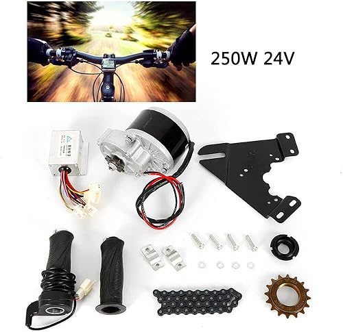 Miniatura 2 de Kits de conversión de bicicleta E de 250 W Kit de motor de bicicleta eléctrica de 24 V, kit de motor de bicicleta para bicicleta de 16 "-28 ", kit