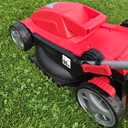 Grizzly Electric Lawnmower, Turbo Power Motor, red - Image 2