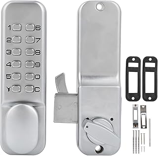 Fechadura de Combinação Mecânica, Conjunto de Fechadura de Porta de Combinação Digital, Fechadura de Combinação Mecânica de 1-11 Dígitos, Acesso Sem Chave de Porta Deslizante