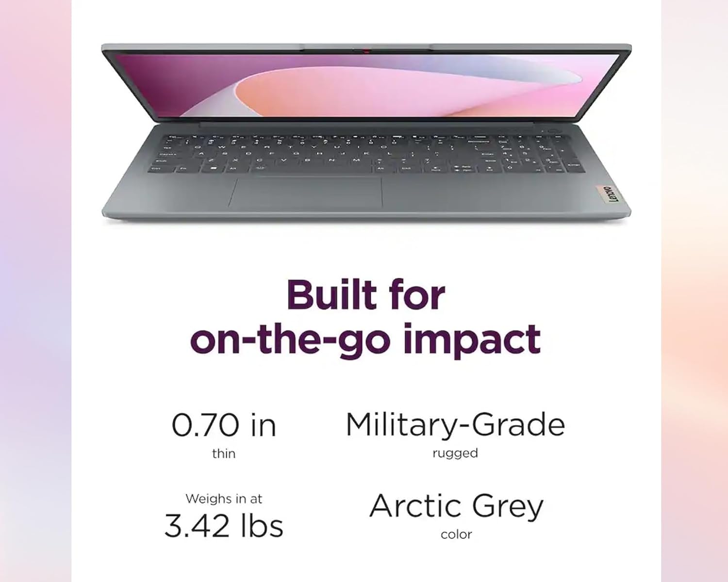 Lenovo IdeaPad Slim 3i 15.6" FHD Laptop, Intel Core i3-N305 (8-Core) CPU, 8GB LPDDR5 RAM|128GB UFS| Windows 11| Portable| Wi-Fi 6| SD Card Reader| Long Battery Life| for Business & Students|RK Bundle - Image 8