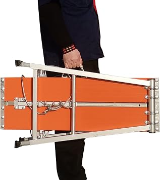 Aluminum Folding Work Platform,Scaffolding Equipment Folding Work Platform Drywall, Multipurpose Tower Ladder Stool Work Bench,Ideal For Washing, Decorating & Vehicle Maintenance