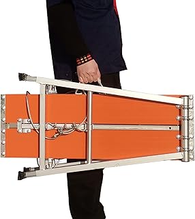 Scaffolding Equipment Folding Work Platform Drywall, Multipurpose Tower Ladder Stool Work Bench Adjustable Height, L:180Cm/L:180Cm ()