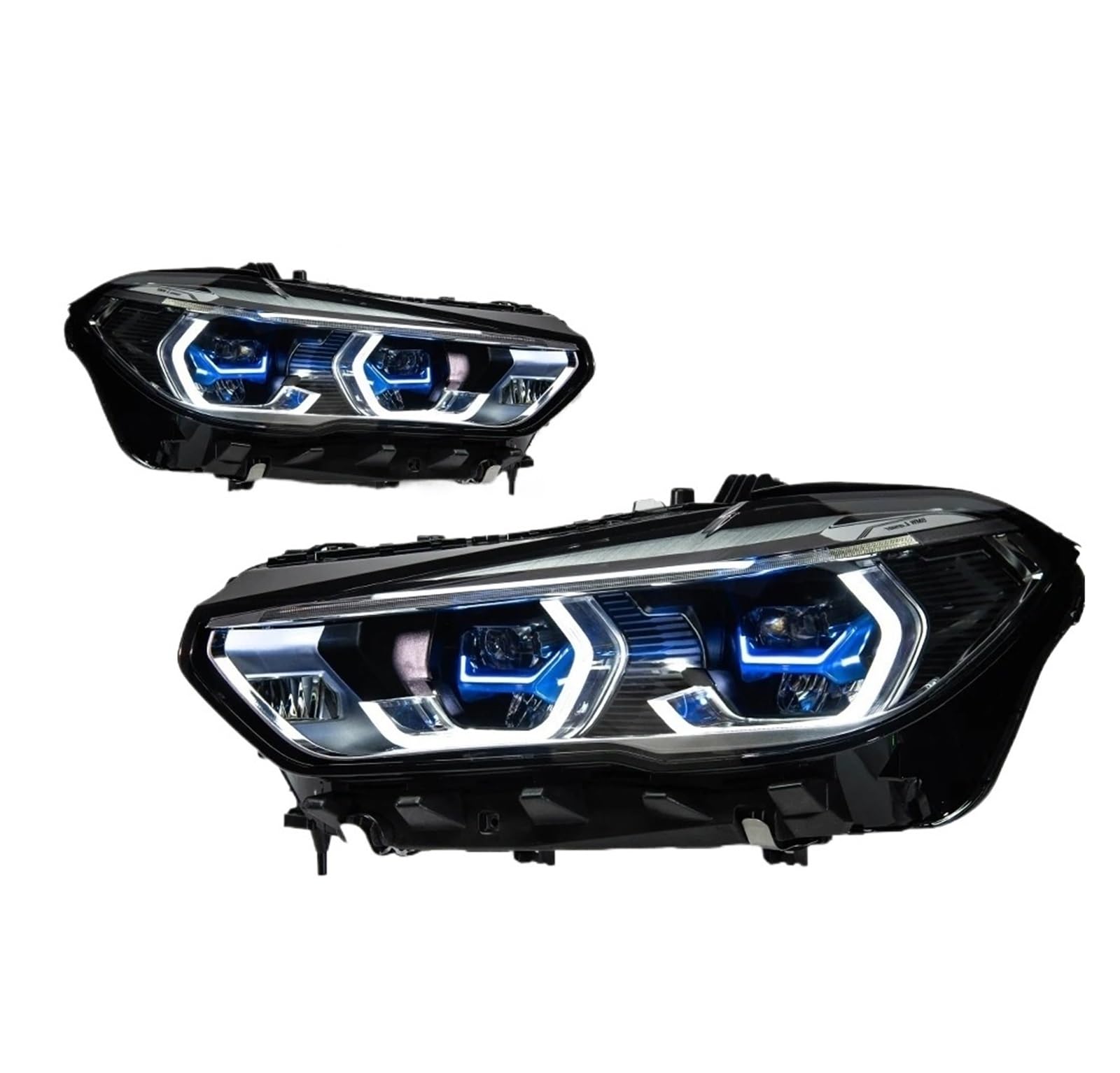 Faro Proiettore Anteriore 1 Coppia Per X5 G05 2019 2020 2021 2022 Fari LED Auto Fari Anteriori DRL Accessori Proiettori Segnale(Laser)