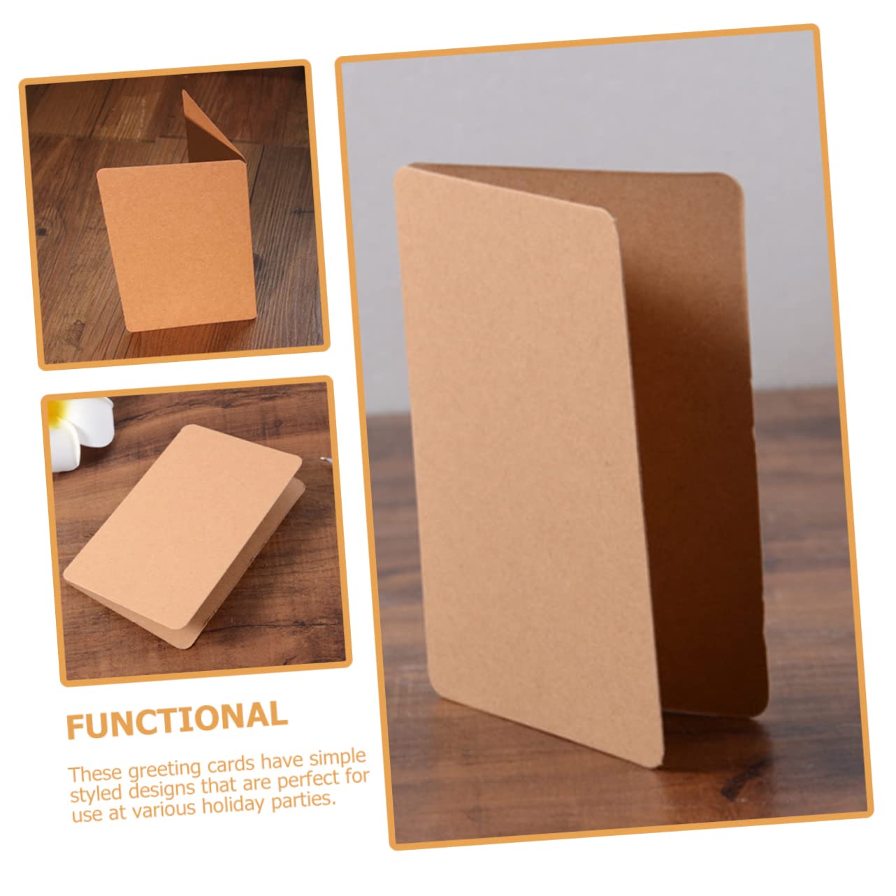 Leere Grußkarten Packung aus Papier für Notizen und Wünsche